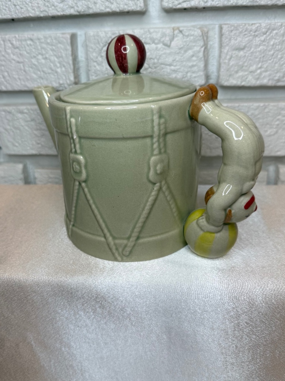 Vintage Clown Ceramic Tea Pot